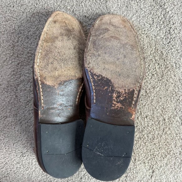 Florsheim Chukka Boots Mens Leather 12 E Brown Lace Up Leather Uppers Soles Lini - Picture 7 of 7